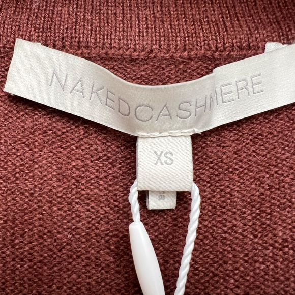 Naked Cashmere 100% Cashmere Jensen Jumpsuit in XS Currant NWT - Picture 10 of 11